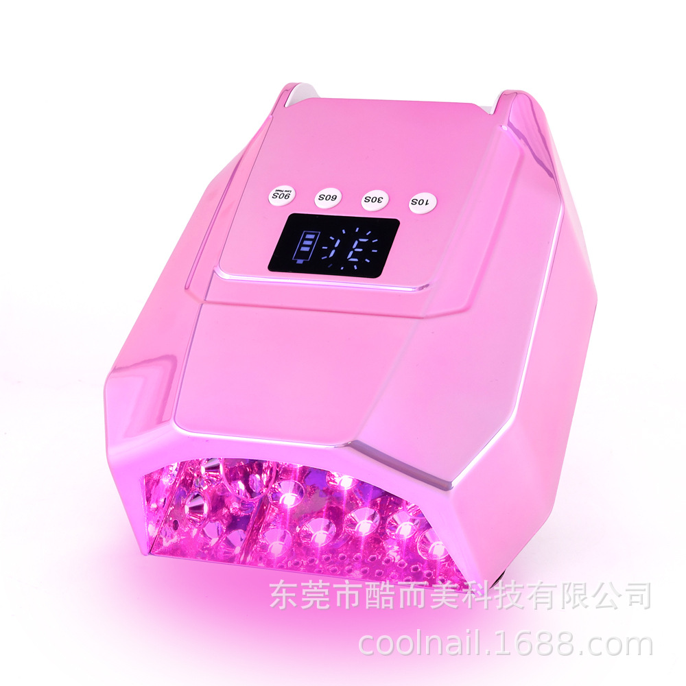 Nuevo tipo de alta potencia de 98W lámpara de manicura de secado rápido de uñas lámpara de fototerapia de almacenamiento de gel de manicura LED inducción de manicura lámpara de horneado
