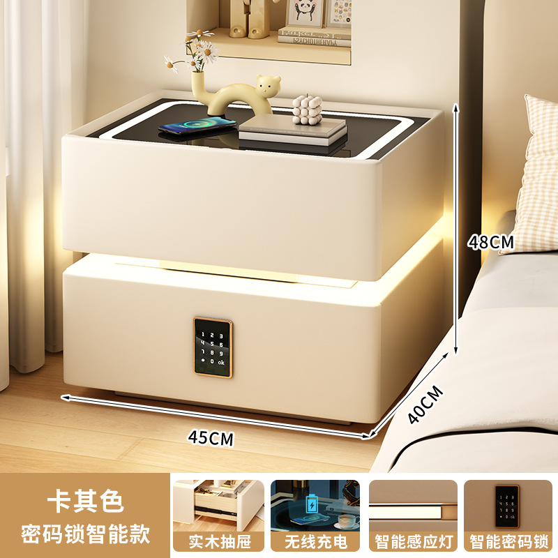 밀크화이트 [스마트충전조리대 + 스마트센서등 + 비밀번호잠금장치] 45cm