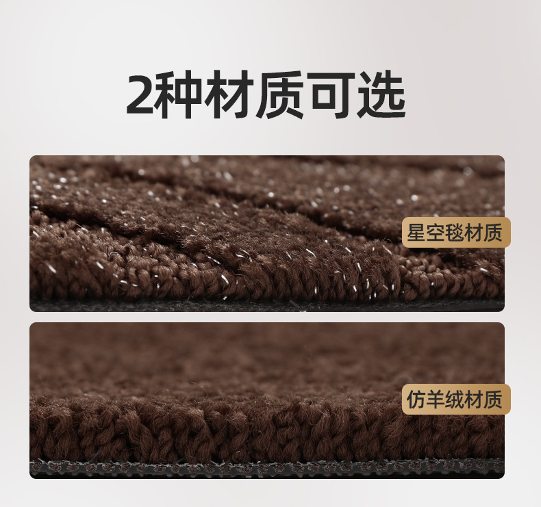 Starry Sky Blanket Imitation Cashmere Car Floor Mats Upper Layer Driver's Seat Rear Split One-Piece Carpet Starry Sky Blanket Floor Mat Blanket