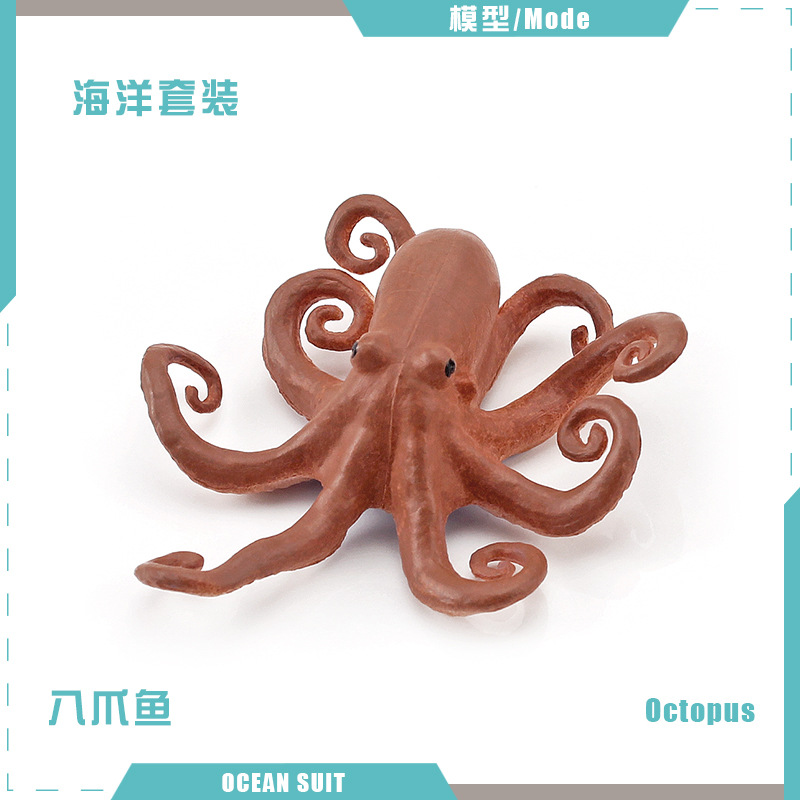 Simulación transfronteriza de una variedad de animales marinos traje de tiburón ballena tortuga delfín pingüino cangrejo criaturas marinas adornos