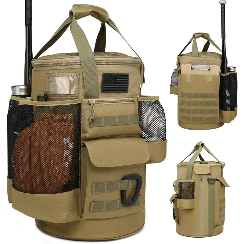 Аксессуары для бейсбола, тактическая нескользящая водонепроницаемая сумка для хранения с мячами