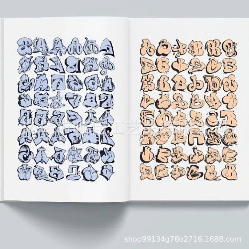 GRAFFLETTERS - COLLECTOR EDITION граффити раскраска книга раскраска рисование отдых