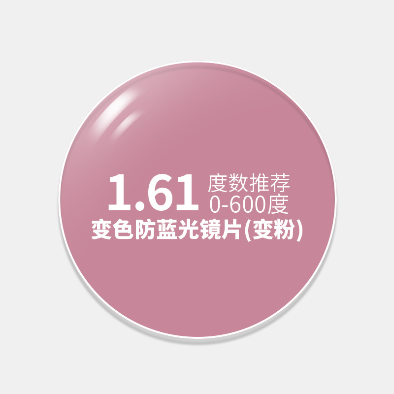 Lente de la miopía de la luz anti-azul que cambia de color asférico de HD 1,56/1,61/1,67 película de la miopía