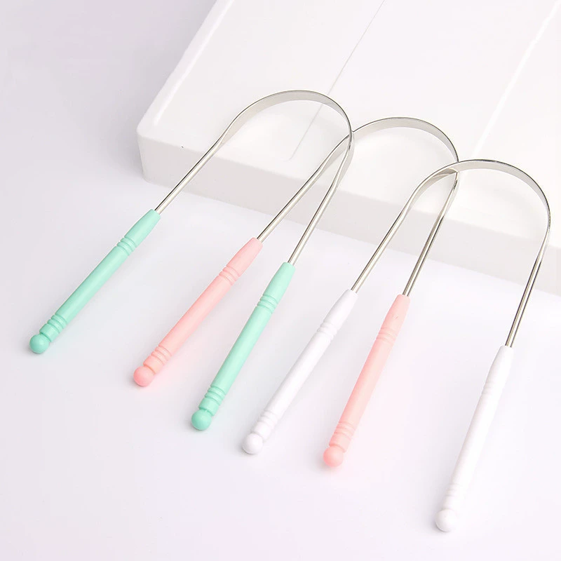 1 шт., скребок для языка из нержавеющей стали, очиститель для языка, трансграничный