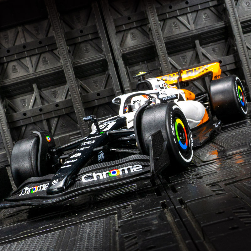 Caipo 68203K Artificial Mcl60 Moroccan Event Alloy F1 Racing Model Car Ornaments Collection Gift