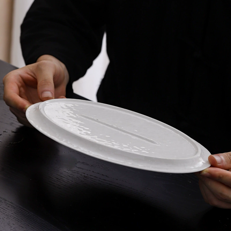 乐佳 Prauman ash ancient mud tea tray pot tea ceremony accessories ceramic dry bubble tea tray refreshments multi -use use