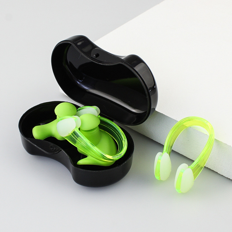 水泳耳栓専門耳水入り防止シリコン耳栓騒音防止睡眠防音耳栓水泳鼻クリップセット