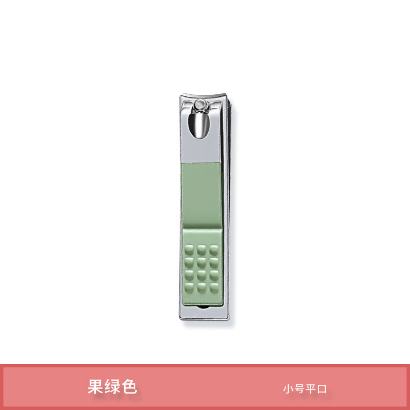 Checkered fruit green small flat mouth