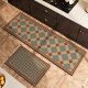 American Style Retro Kitchen Special Floor Mat Absorbent Non-slip Technology Velvet Cuttable Wear-resistant Easy-care Foot Mat Bathroom Mat