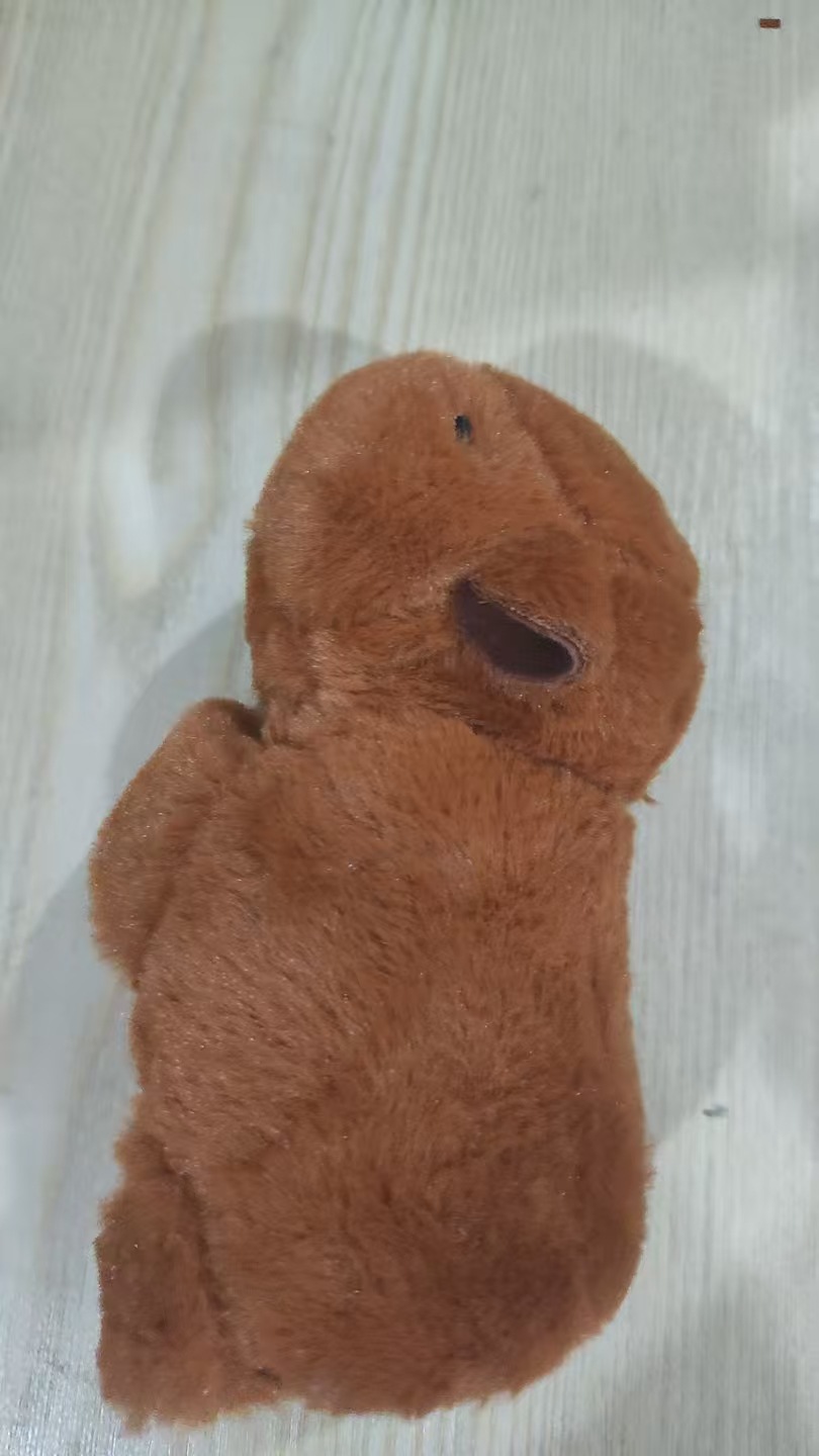 Kapibara puf puf pulseras Kapibara puff puff doll pellizco muñeco de peluche capibara colgante chirrido