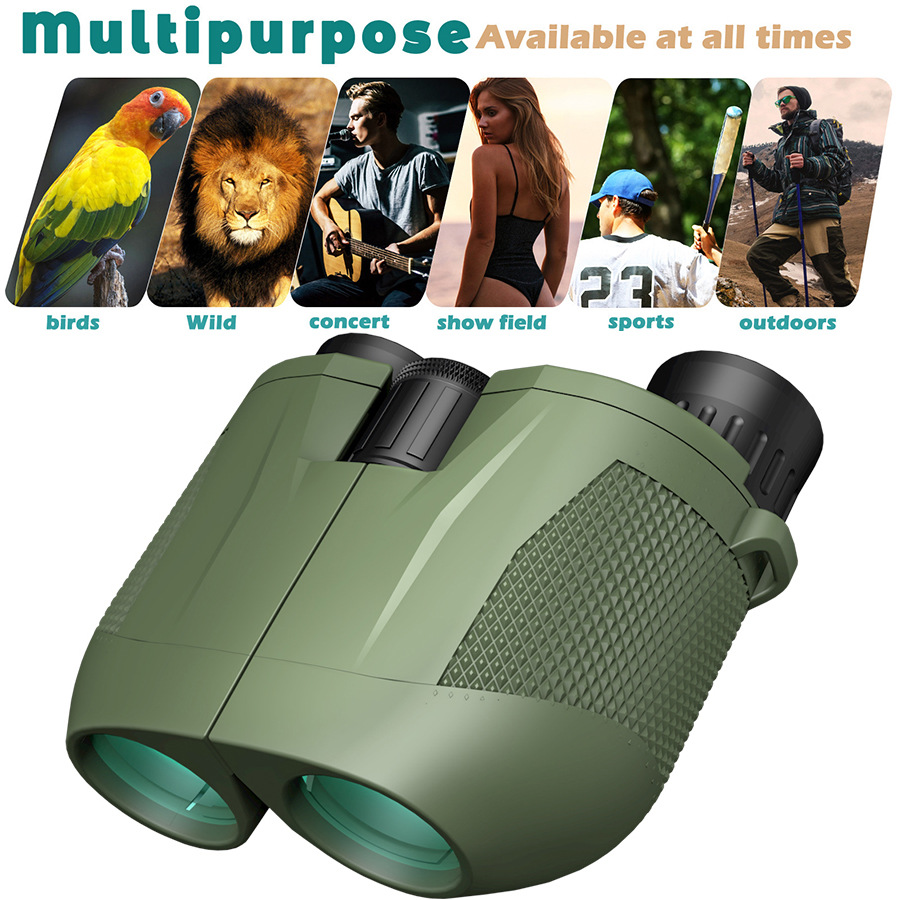 小保罗双筒望远镜便携高清观演唱会女士成人儿童通用望远镜10X25