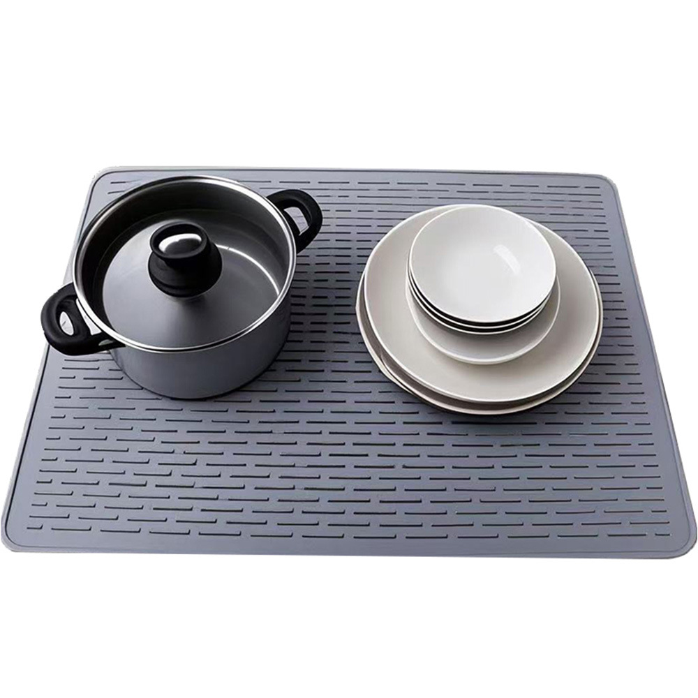 Almohadilla de aislamiento térmico de silicona para el hogar Almohadilla anti-planchado para mesa Almohadilla de drenaje de fregadero de sensación avanzada Almohadilla para vajilla para ollas Almohadilla para alta temperatura