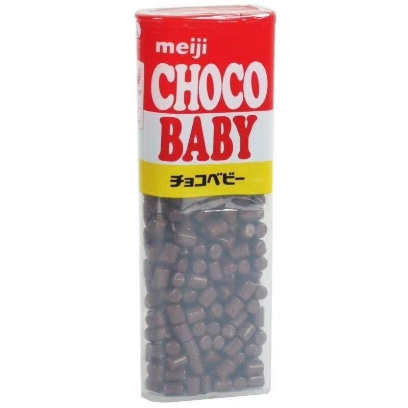日本进口Meiji明治休闲零食ChocoBaby牛奶巧克力豆纯可可脂批发|undefined
