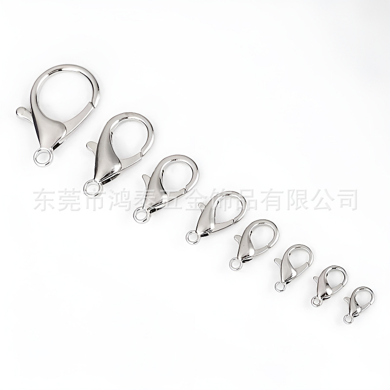 スポット卸売合金犬バックル 35 ミリメートルロブスタークラスプ + 中字キーホルダーぬいぐるみハードウェアアクセサリーペンダント|undefined