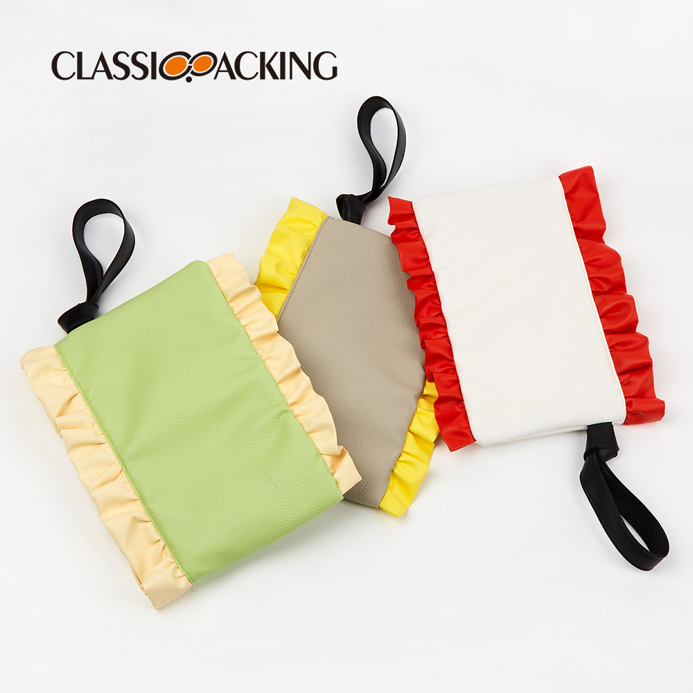 Japonés simple bolsa de lavado de gran capacidad empalme plegable diseño cuidado de la piel bolsa de almacenamiento salir bolsa de maquillaje portátil