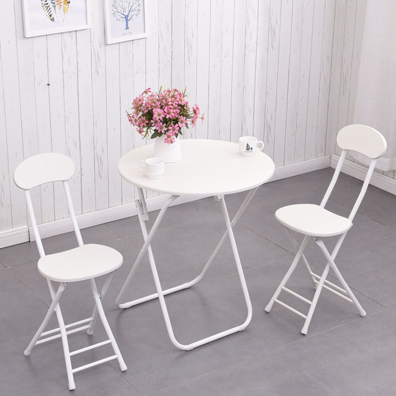 Mesa plegable, mesa de comedor casera, mesa de comedor simple, mesa cuadrada para 4 personas, mesa cuadrada portátil al aire libre, mesa cuadrada