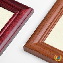 ✅实木国画框装裱字画十字绣裱框书法作品相框书画框架挂墙空框客