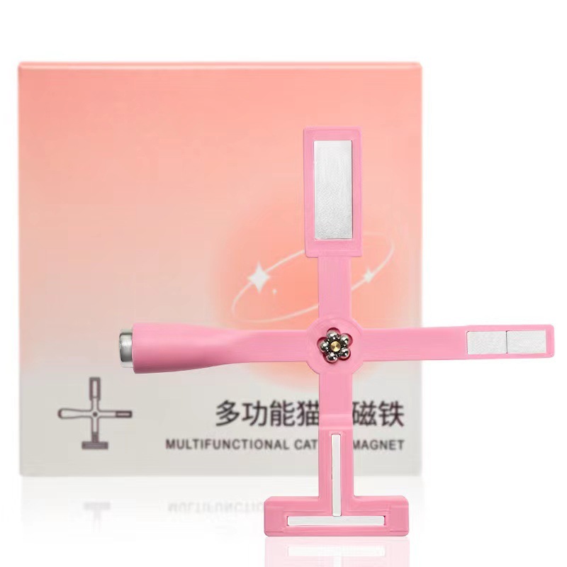 Transfronterizo especial para manicura imán de lujo multifuncional en forma de S patrón de rayas imán fuerte ojo de gato imán de pegamento varilla