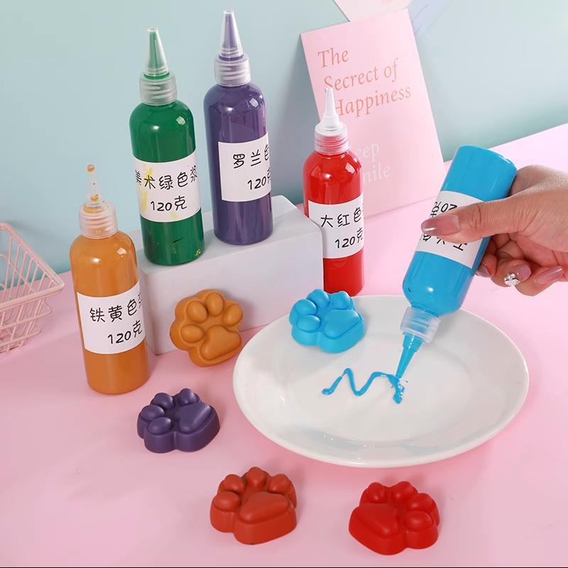 DIY material de cristal epoxi de alta concentración pasta de color crema de color sólido esencia garra de gato Mahjong mezcla de color pigmento hecho a mano