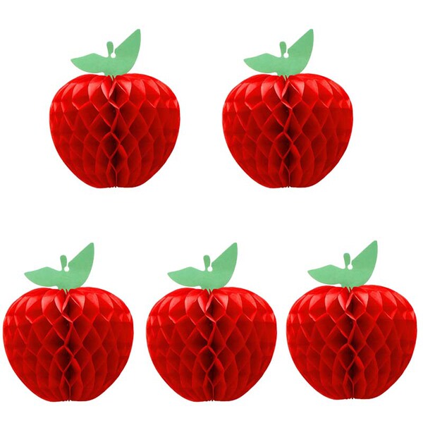Back to school season red paper honeycomb ball back to school season…