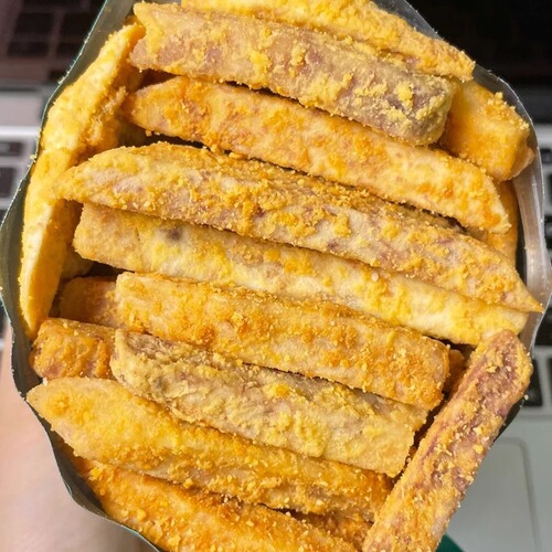 Source Factory Liupu Taro Head Crab Roe Salted Egg Yolk Scallion Nori Taro Crisps Fruit and Vegetable Dried Famous Snacks Wholesale