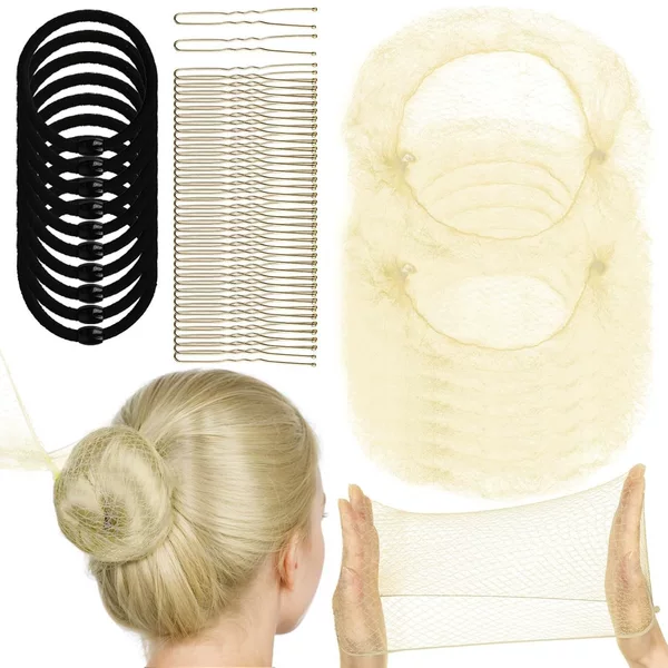 Invisible Hair Net Wholesale Black Ultra-Fine Hair Net for Photo Studios and Film Shoots, Suitable for Nurses, Flight Attendants, Children's Dance, High Elasticity Fine Mesh