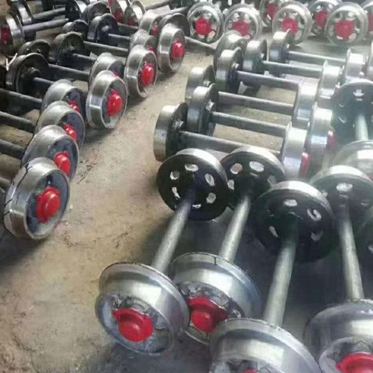 rueda de minería para tren plano de tren de acero fundido 600 gauge de rieles rueda de minería para pares de ruedas huecas