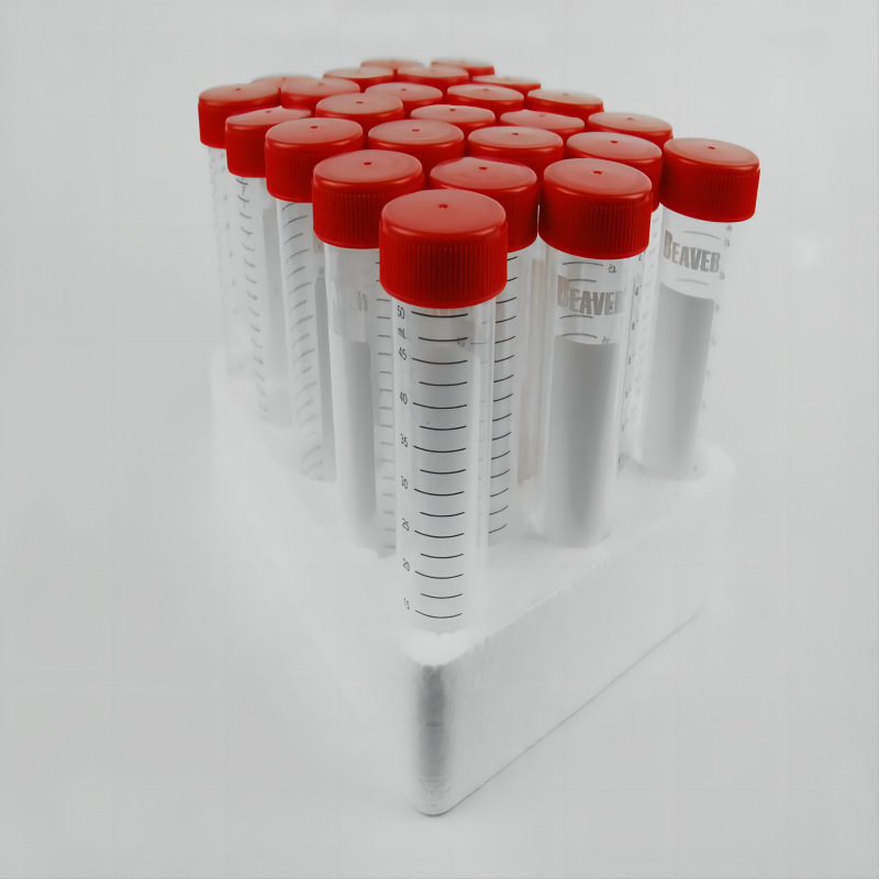 43302 海狸beaver锥形离心管15mL 带架灭菌袋装 50/包10包/箱