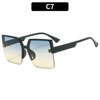 Sunglasses, brand advanced glasses solar-powered, 2023 collection, fitted, internet celebrity, high-quality style