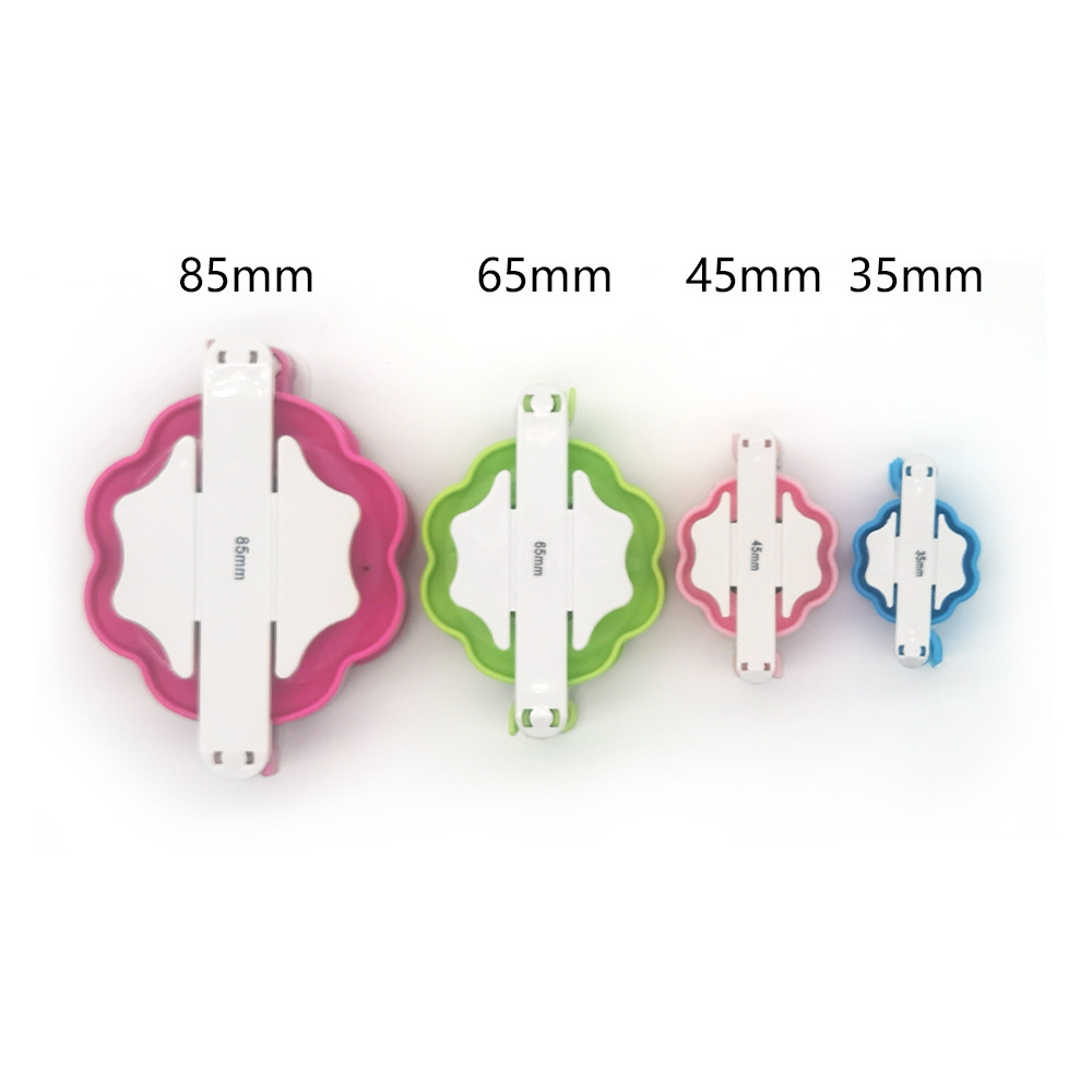 Herramientas de tejido de agujas de suéter transfronterizas, nuevo tipo de máquina de fabricación de bolas octogonal, un conjunto de 4 paquetes de plástico