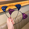 Heart Tim Ladies Orecchiette Hair hoop Retro Leopard lovely Card issuance Europe and America originality Hairdressing wholesale