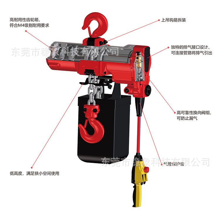 TOKU东空气动葫芦 TMH-3000C TMH-3000PE TMH-6000C2 TMH-6000P2E