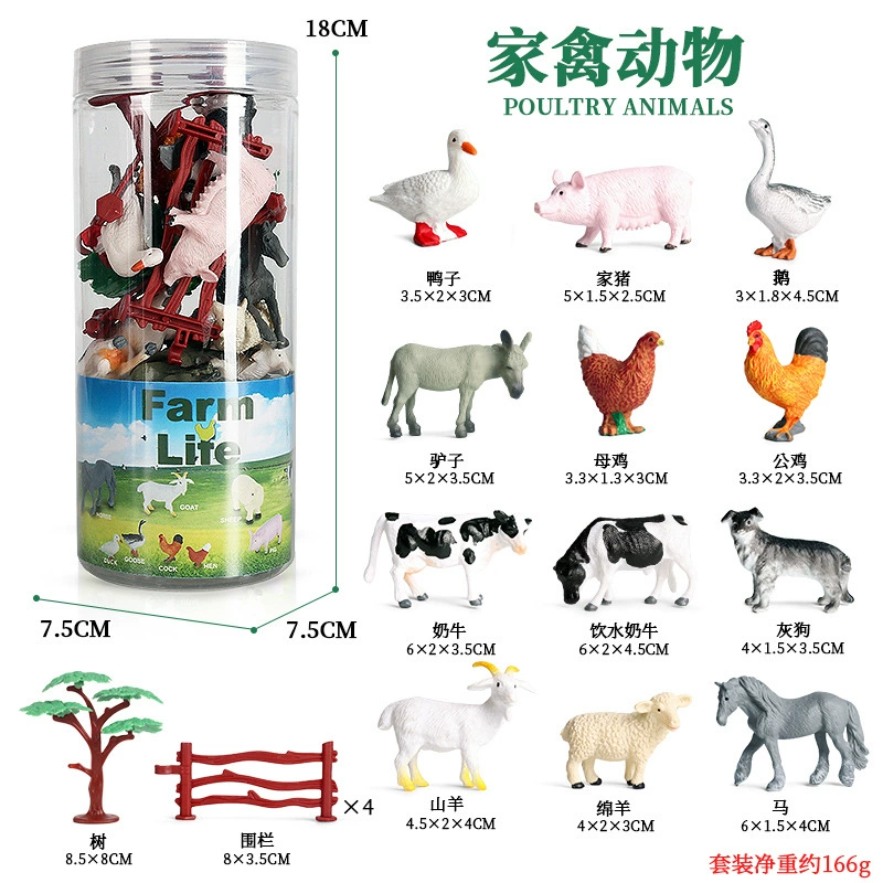 Cognitive realistic marine animal model, dinosaur, toy