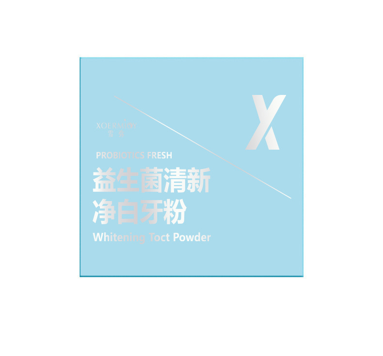 Xuemei 버섯 신선한 순수한 백색 치아 분말 [민트 맛] 50g