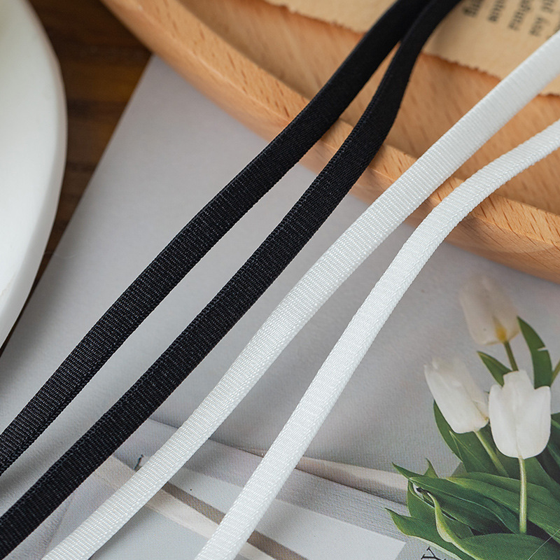 Factory Outlet 0.5CM Nylon Double-sided Light Shoulder Strap Women's Underwear Sling Children's Shoes Elastic Band Factory Outlet 0.5CM Nylon Double-sided Light Shoulder Strap Women's Underwear Sling Children's Shoes Elastic Band