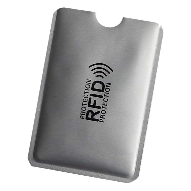 Cross-Border Rfid Anti-Theft and Anti-Degaussing Bank Card Holder Aluminum Foil Laser Card Holder Shielding Nfc Card Holder Can Be Customized