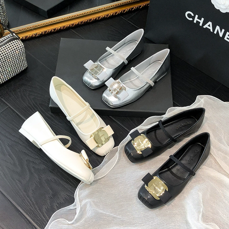 2025 новый серебряный лук с квадратной головой