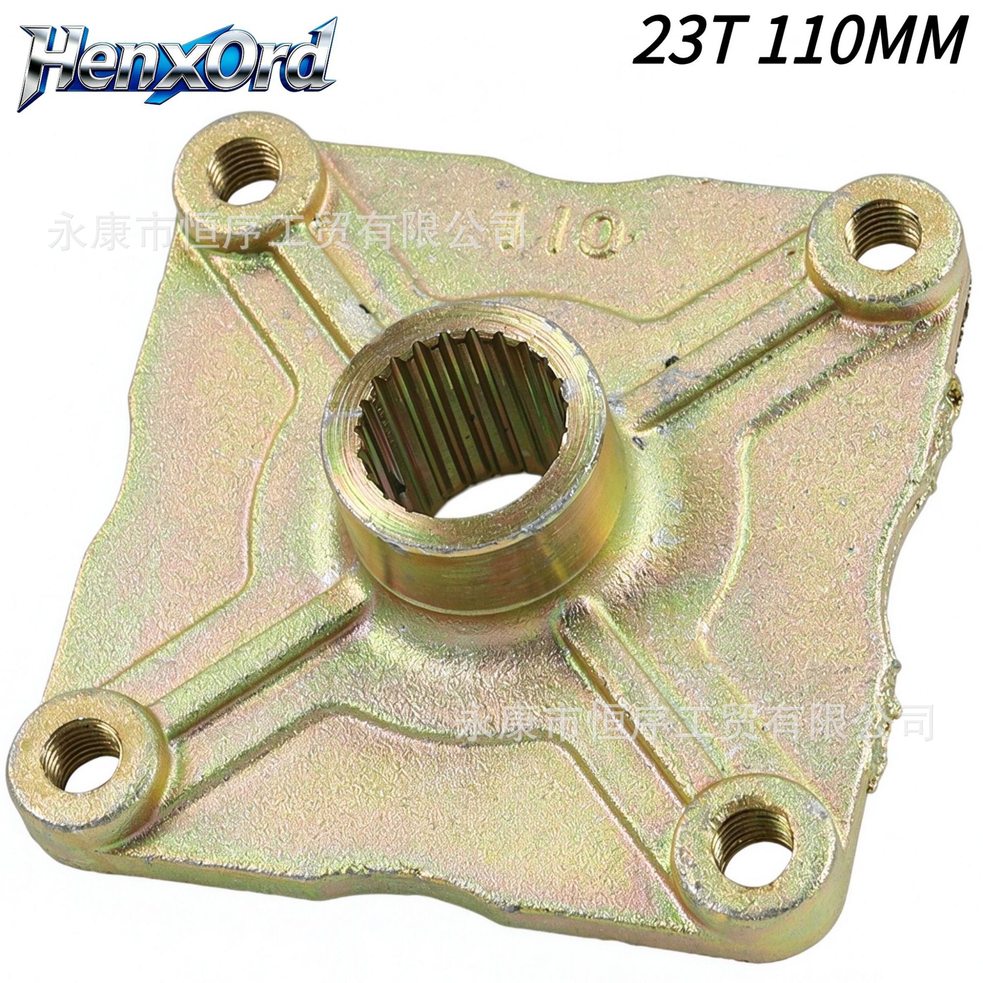Atv Beach Vehicle Go-Kart Modification Parts Big Bull Flange Rotating Unit Steering Knuckle 4-Hole Wheel Hub Mount