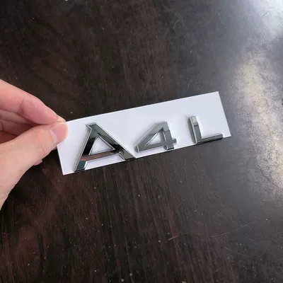 New and old models of Audi A4L, rear badge 45, four-wheel drive, 40TFSI engine, 3.2 displacement, digital sticker 1 (Car logo) - standard-a4l-word-mark