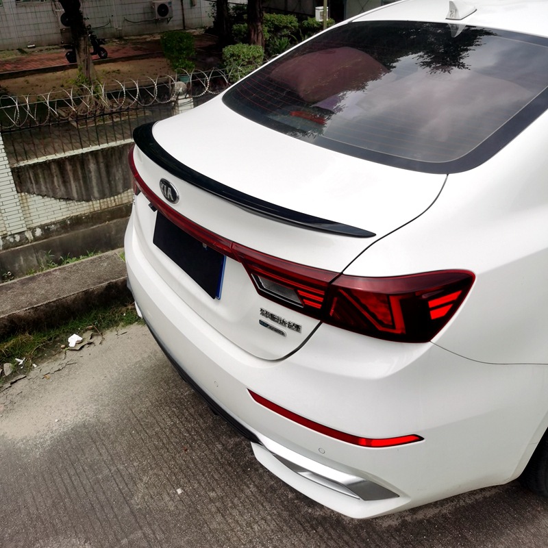 Suitable for 2019-2024 Kia K3 Rear Wing New K3 Modification Special Punch-Free Paint Decorative Tail Press