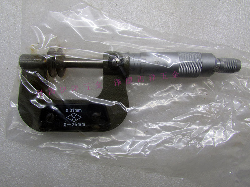 正品上量公法线千分尺0-25-50mm圆盘