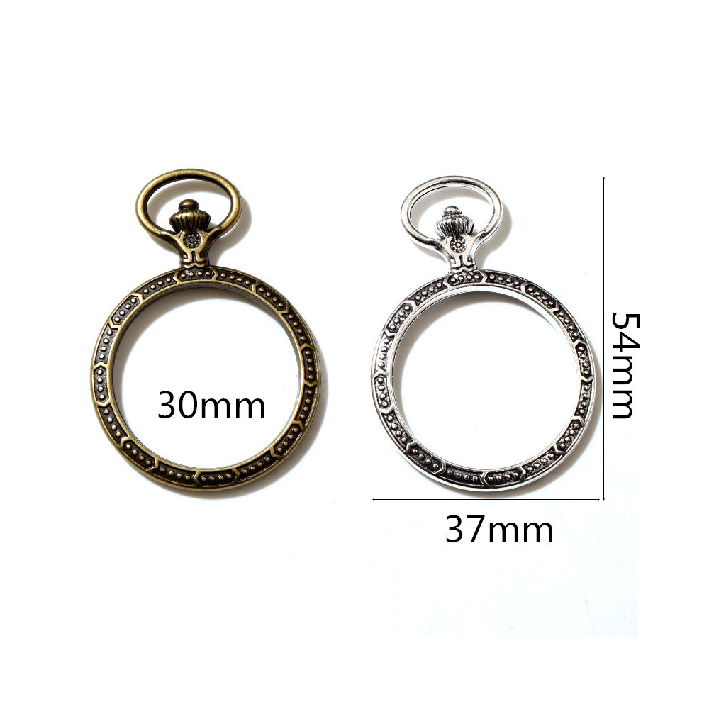 30mm 9g Pocket Watch Frame Crystal Glue Uv Frame