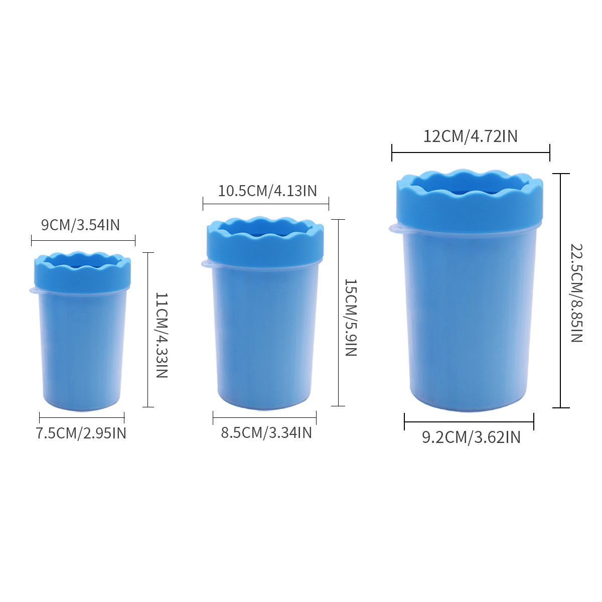 Taza de lavado de pies para mascotas, artefacto de lavado de pies para perros, taza de garra de silicona portátil, suministros de limpieza para mascotas, taza de limpieza, lavado de pies