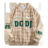 Куртка, бейсбольная футболка, мужская осенняя форма, для влюбленных, с вышивкой