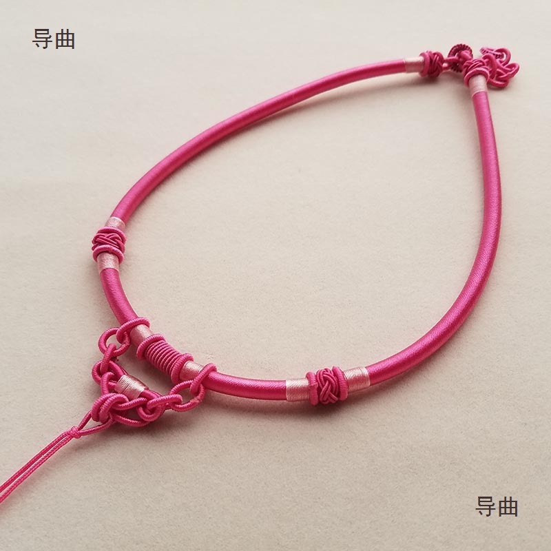 玉绳手编绳黑绳项圈玉佩挂绳项链绳子结玉坠挂绳吊坠挂绳男女