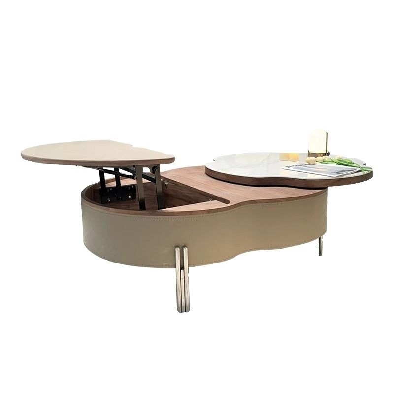 월넛그레인 + 안장가죽 + 메탈발