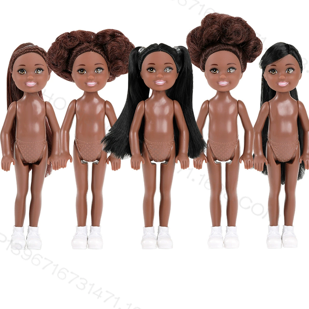 Внешняя торговля 13,5 см 5-дюймовая маленькая обувь для тела Kaili кукла