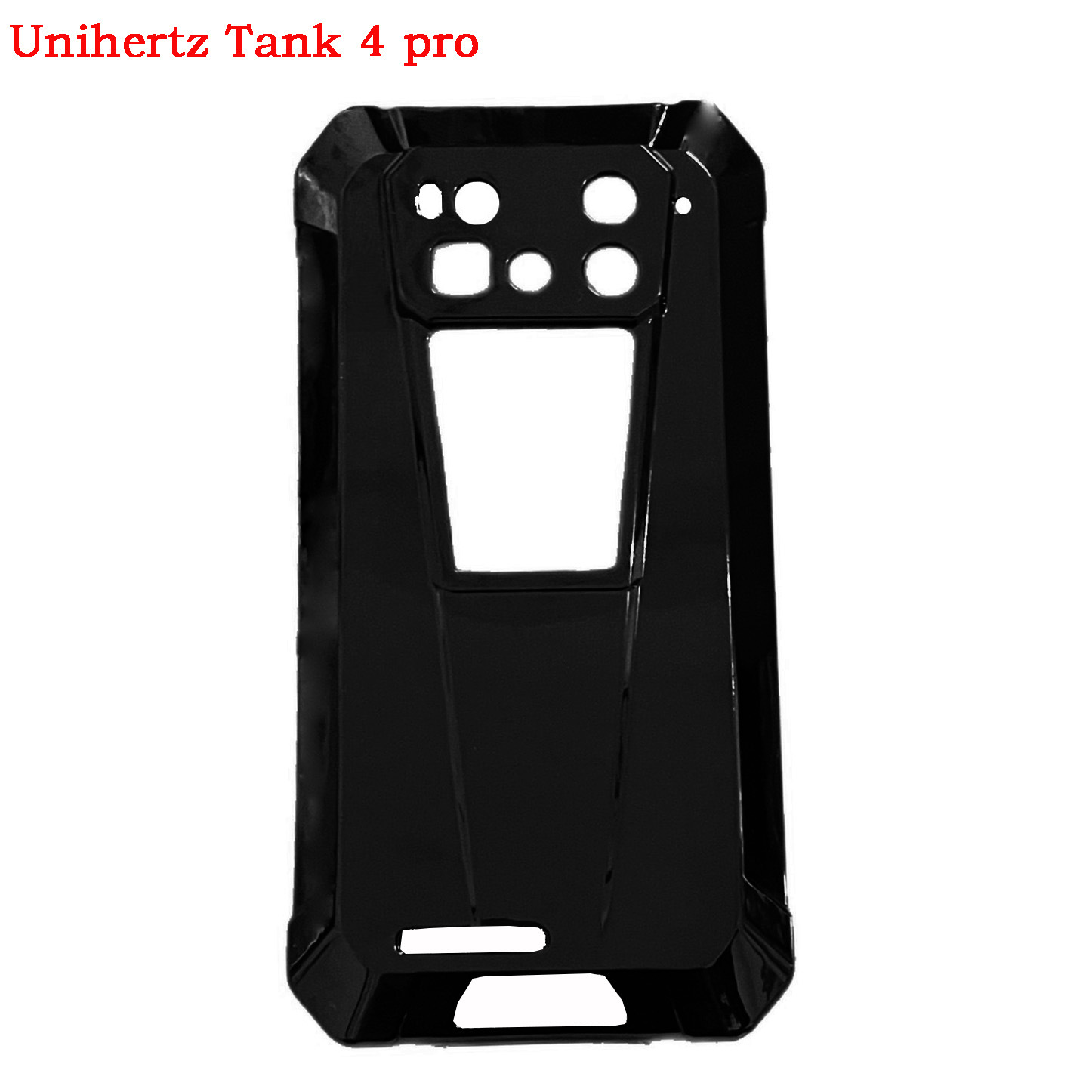 适用于Unihertz Tank 4 pro手机壳保护套光面黑全透明彩绘素材