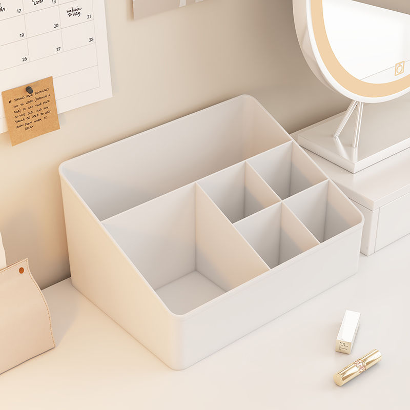 cubierta cosmética mesa de almacenamiento a prueba de polvo para productos de cuidado de la piel comedor de gran capacidad tipo cajón estante de maquillaje de belleza