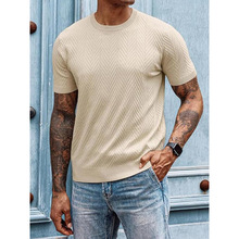 K 43534 Hollow breathable men's knit shirt �ο�͸����ʿ��֯
